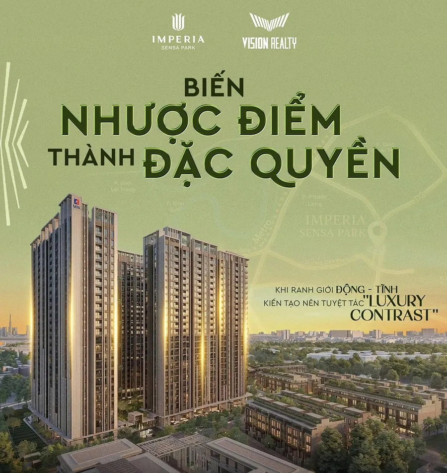 Phối cảnh tháp Imperia Sensa Park