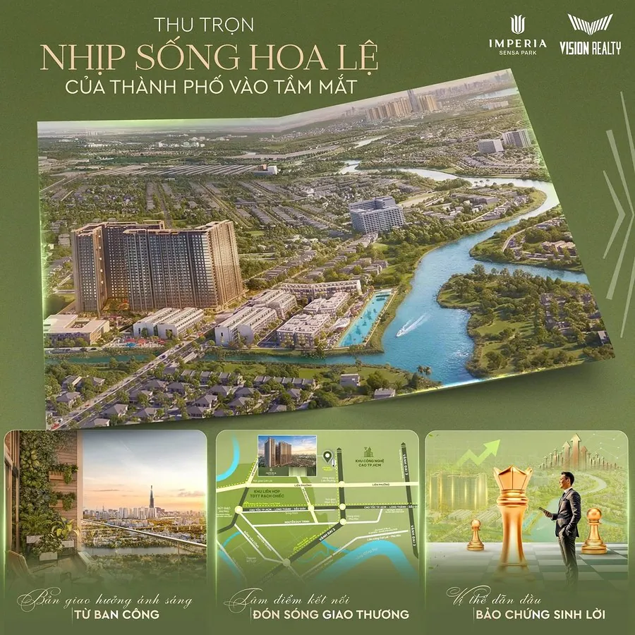 Bản đồ vị trí & kết nối giao thông Imperia Sensa Park